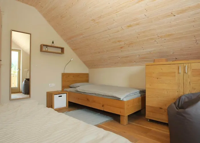 別荘 Apartma Lodi Za Dve,stiri, Sest, Ali Osem Oseb ボーヒニ